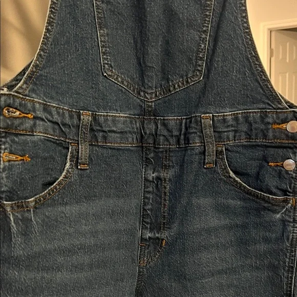 Women's Denim Overalls - Picture 3 of 6